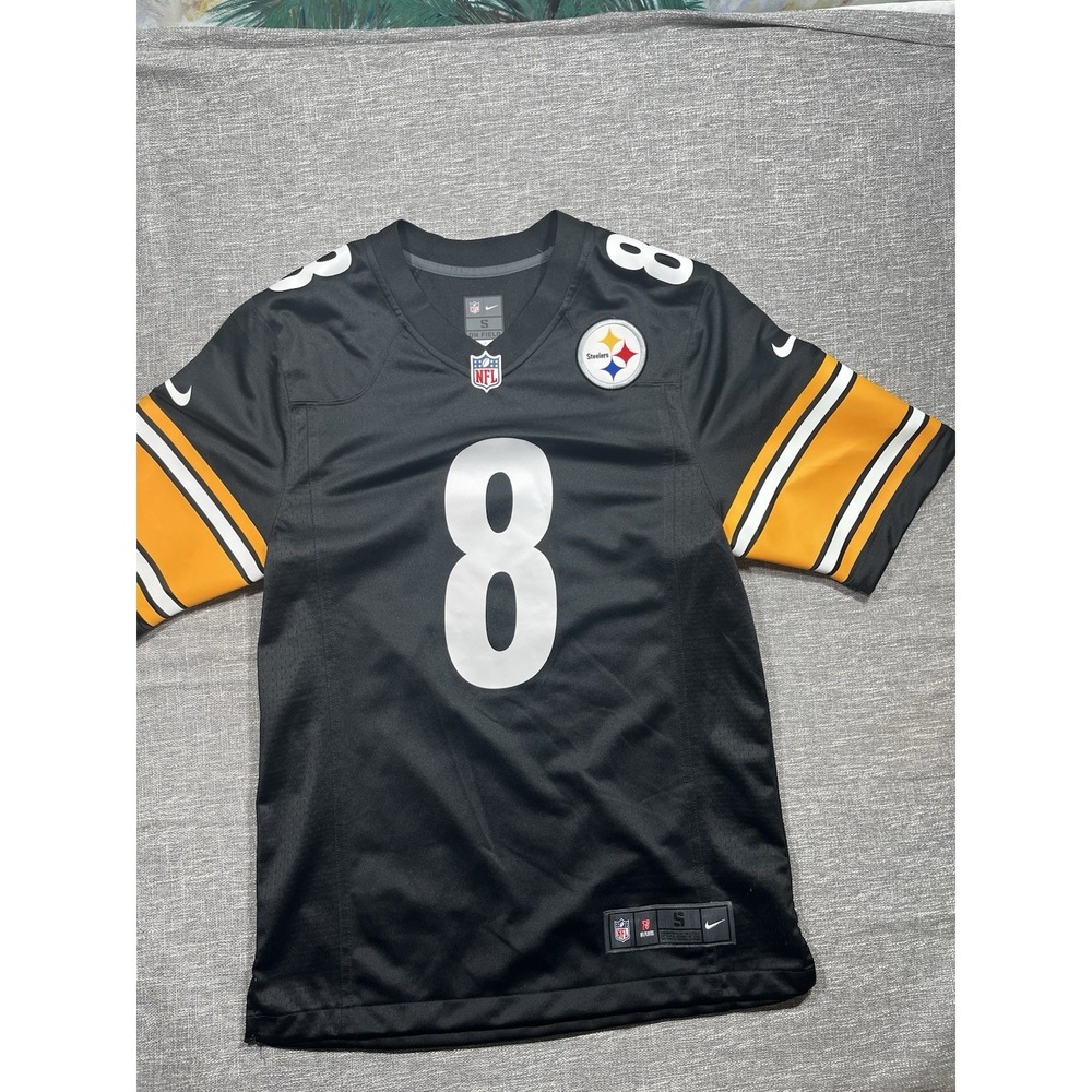 Nike On-Field Pittsburgh Steelers Kenny Pickett #8 NFL Jersey Black Size S